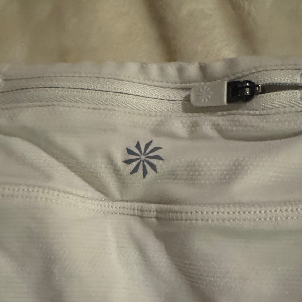 Athleta White Layered Mini Tennis Skirt. Girls size 8-10 - Picture 4 of 5